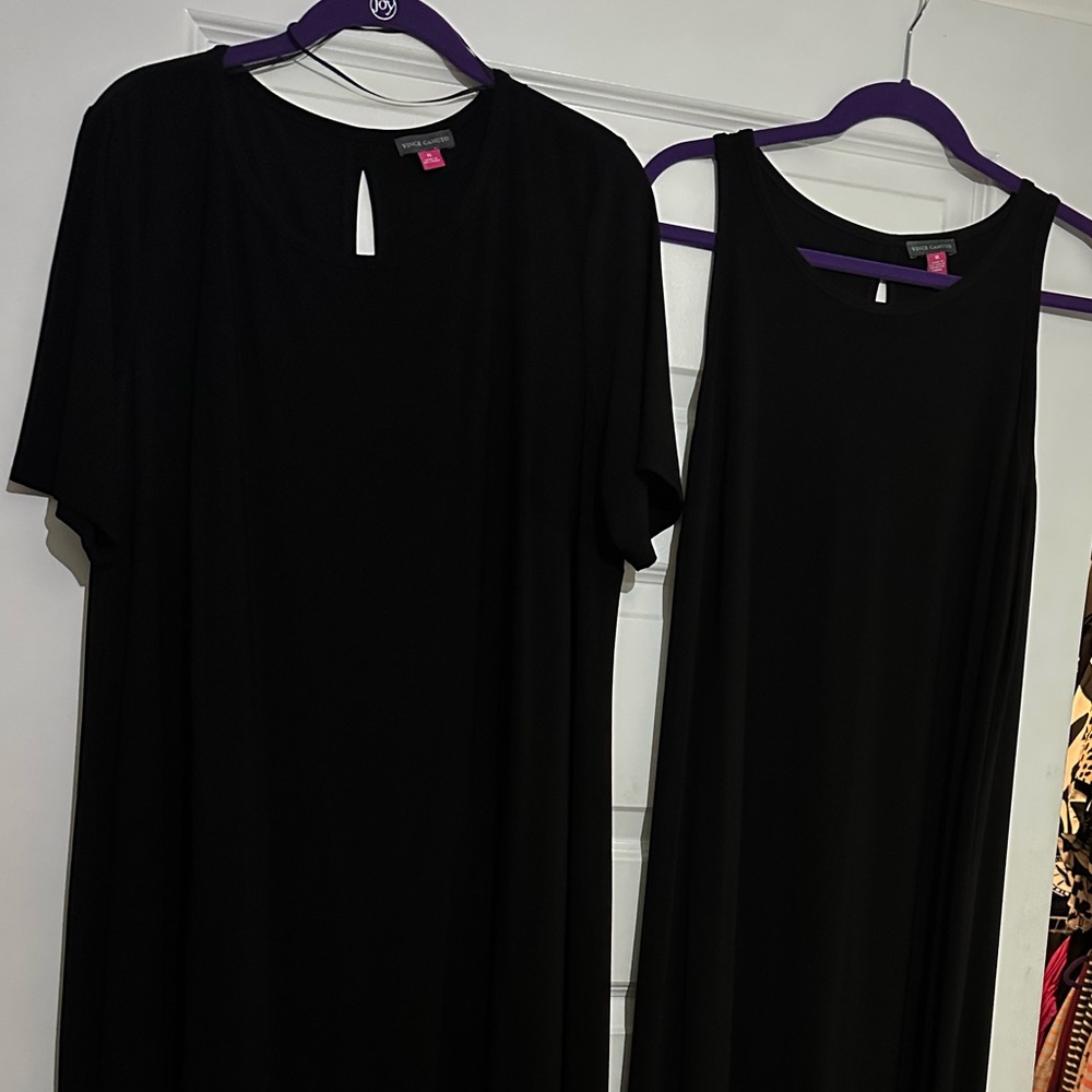 Vince Camuto (2) black maxi dresses size 1X